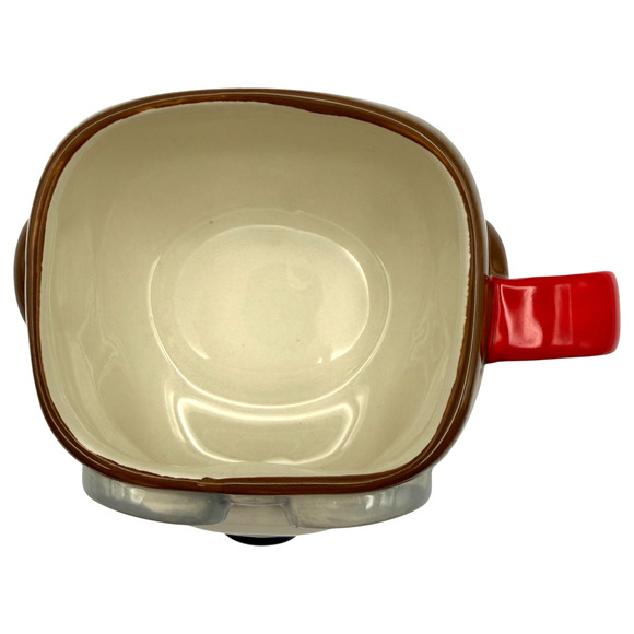 Snoopy Red Baron Mug Funko 2016 Peanuts Coffee Tea 3D Dog Face Aviator Goggles - Picture 5 of 8